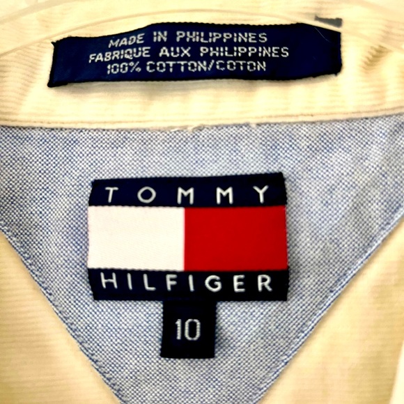 Tommy Hilfiger vintage NWOT CREAM Corduroy  button down never worn. Men or women - Picture 4 of 5